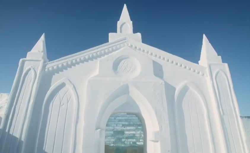 Ice and snow church wow winter lovers CHVNRadio Southern Manitoba's